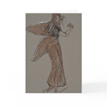 Tarjeta beduina del ángel