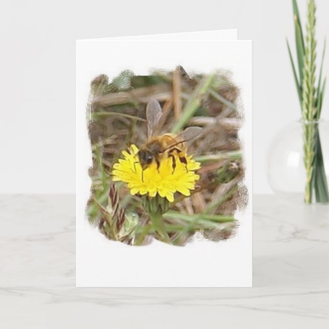 Tarjeta Bee Happy Birthday (Anverso)