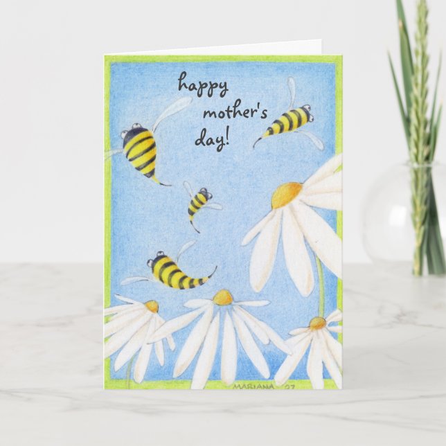 Tarjeta Bee Happy Mother's Day Card (Anverso)