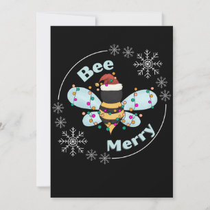 Tarjeta Bee Merry personalizado