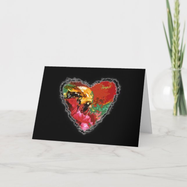 Tarjeta Bee Mine @ Heart (Anverso)