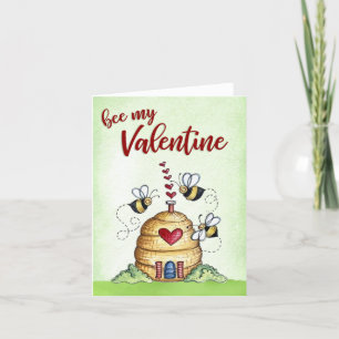 Tarjeta Bee My Valentine
