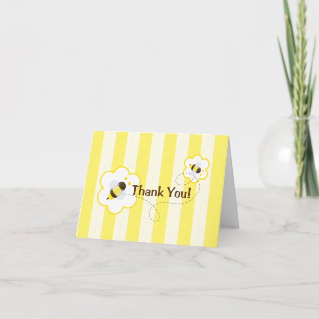 Tarjeta Bee Thankful Note (Anverso)