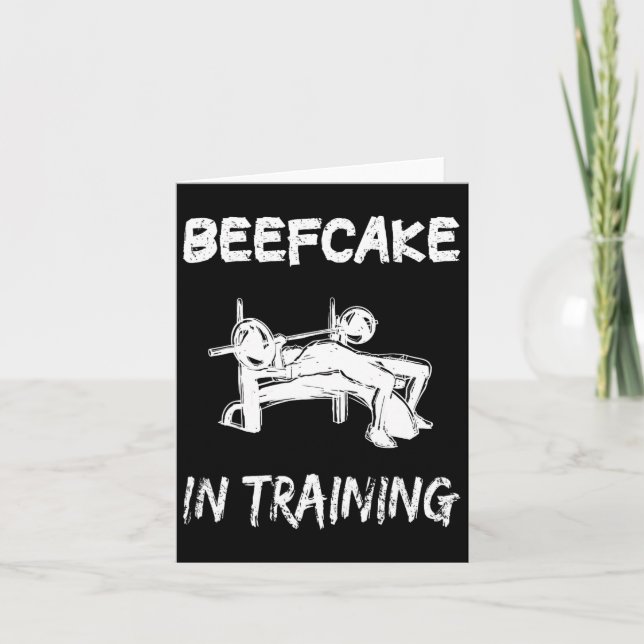 Tarjeta Beefakes En Formación Gym Musée Funny Bodybuilding (Anverso)