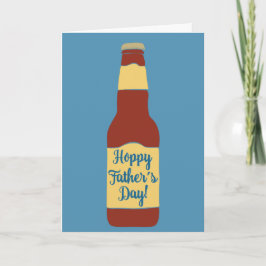 Tarjeta Beer Bottle Hoppy Father's Day Card