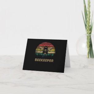 Tarjeta Bees Retro Beekeeper Retro