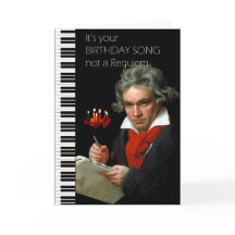 Beethoven Humor Birthday Card (Maestra)