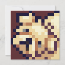 Begging puppy card pixel