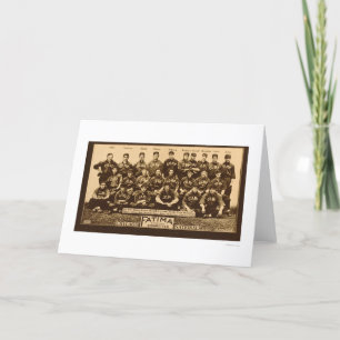 Tarjeta Béisbol 1913 de los Chicago Cubs