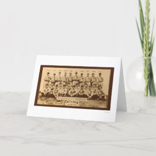 Tarjeta Béisbol 1913 de los Detroit Tigers