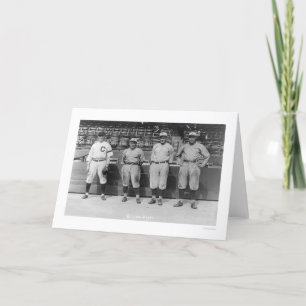 Tarjeta Béisbol 1920 del Triple Play