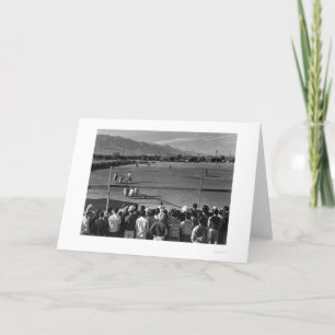Tarjeta Béisbol 1943 de Manzanar Ansel Adams