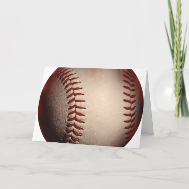 Tarjeta Béisbol ardiente grande (Anverso)