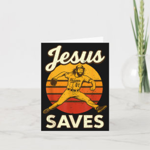 Tarjeta Béisbol Cristiano Jesús Salva Béisbol Cristiano pa