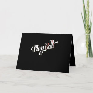 Tarjeta Béisbol De Playball Y Softbol