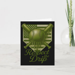 Tarjeta Béisbol Drip Boys Ice Cream Camo Usa 4 De Julio