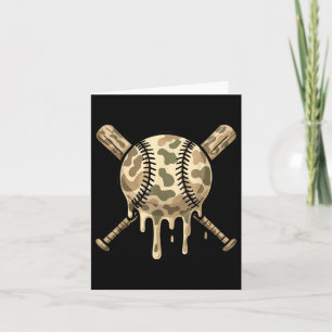 Tarjeta Beisbol Drip Camo Bats Boys Sports Guay