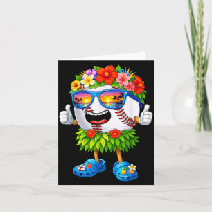 Tarjeta Béisbol Hawaiano Playa Trocal Hawaii Verano