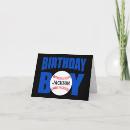 Tarjeta Béisbol Nacimiento Personalizado Béisbol Nombre de