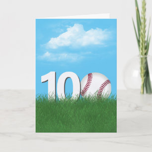 Tarjeta Béisbol por los 100 Años En Grasa Verde