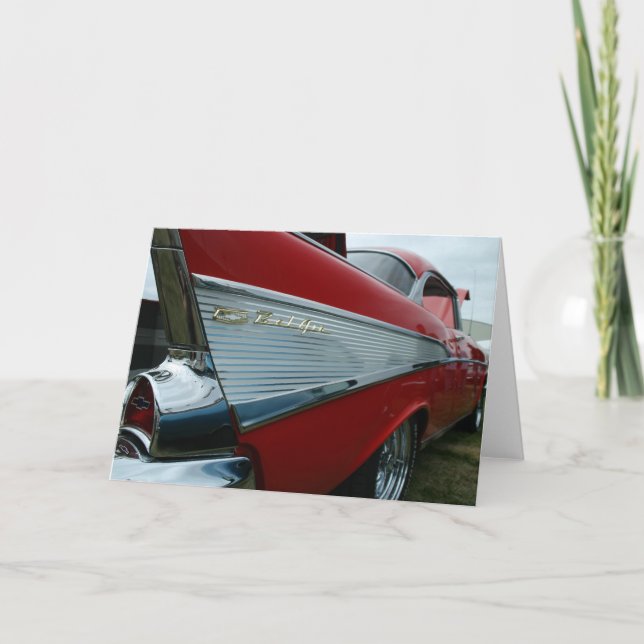 Tarjeta Bel Air 1957 (Anverso)