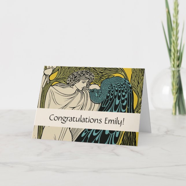 Tarjeta Bella Artes Pájaro Nuevo (Anverso)