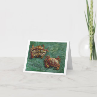 Tarjeta Bella Artes Van Gogh de dos cangrejos (F606)