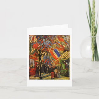 Tarjeta Bella Artes Van Gogh de París, 14 de julio