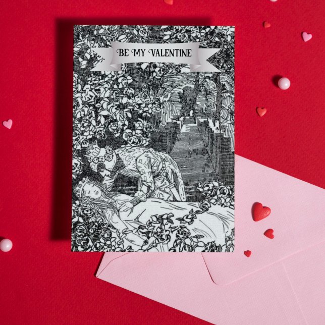 Tarjeta Bella Durmiente Hada El día de San Valentín de Art (Subido por el creador)