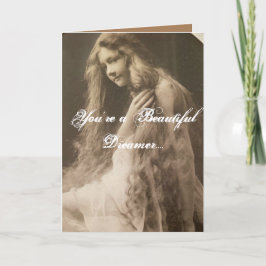 Tarjeta "Bella soñadora" Tanques inspirados por las mujere