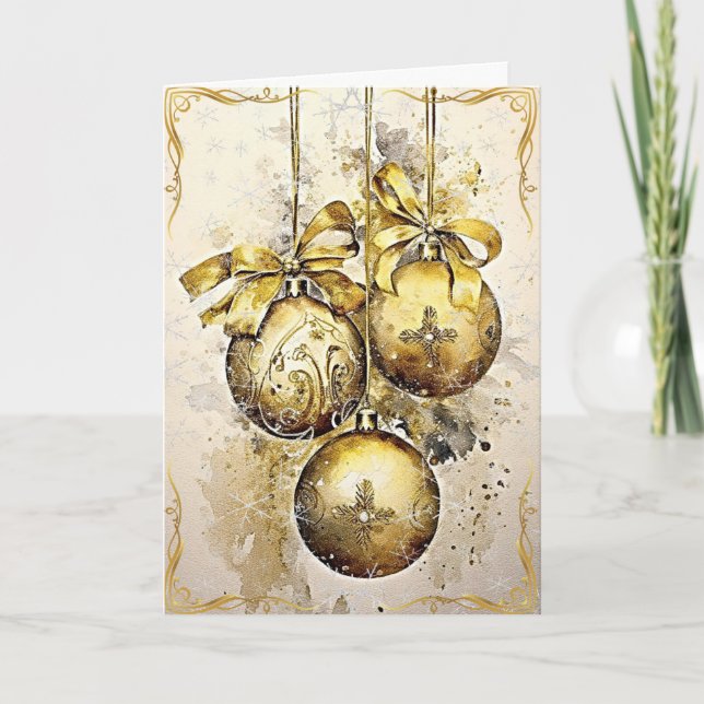 Tarjeta Belleza de Navidades inmaduros (Anverso)