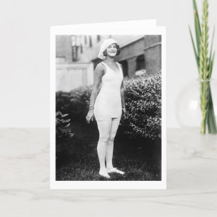 Tarjeta Belleza del baño, a principios del siglo XX