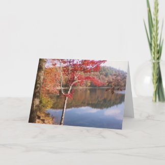 Tarjeta Belleza del otoño