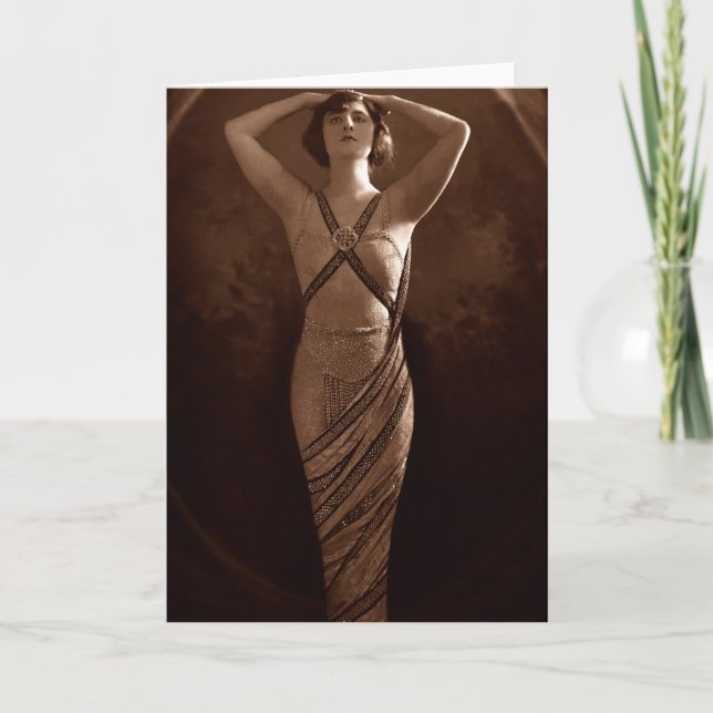 Tarjeta Belleza egipcia (Anverso)