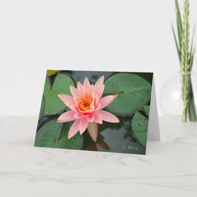 Tarjeta "Belleza floreciente" (Anverso)
