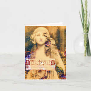 Tarjeta Belleza y veneno, cumpleaños