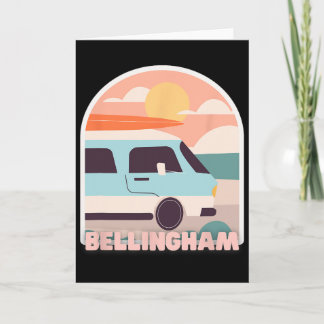 Tarjeta Bellingham Beach Retro Pastel Colors Sun And Surfi