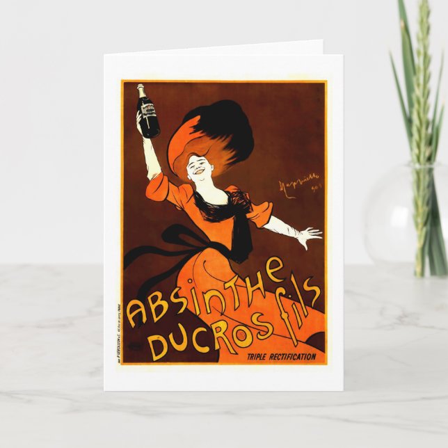 Tarjeta Bello Artes de Ducros Fils Leonetto Cappiello del (Anverso)