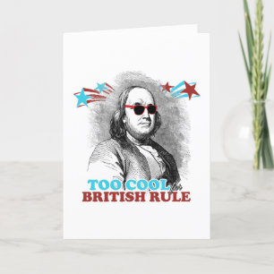 Tarjeta Ben Franklin: Demasiado Guay para el gobierno brit