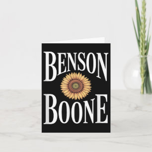 Tarjeta Ben Son Boone Fan Music Retro Vintage Estética