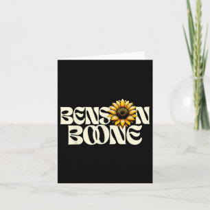 Tarjeta Ben Son Boone Shirfan Music Retro Estético Sunf