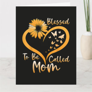 Tarjeta Bendecida por ser llamada Mamá