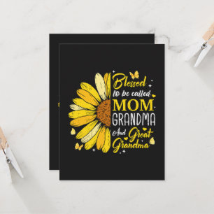 Tarjeta Bendecida por ser llamada mamá abuela