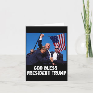 Tarjeta Bendecido presidente Trump1