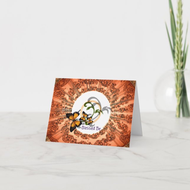 Tarjeta bendecido sea estímulo (Anverso)