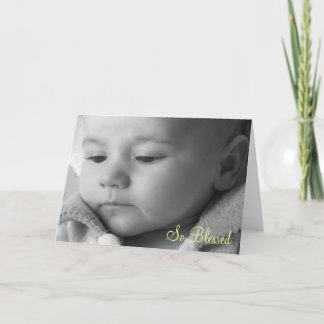 Tarjeta Bendecido tan