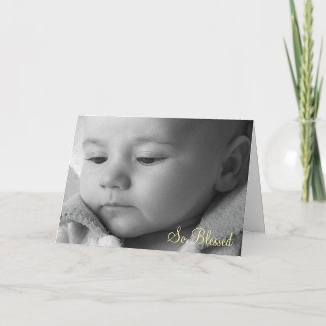 Tarjeta Bendecido tan (Anverso)