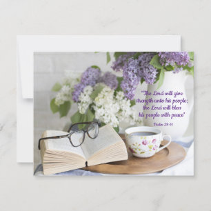 Tarjeta Bendecidos con la paz