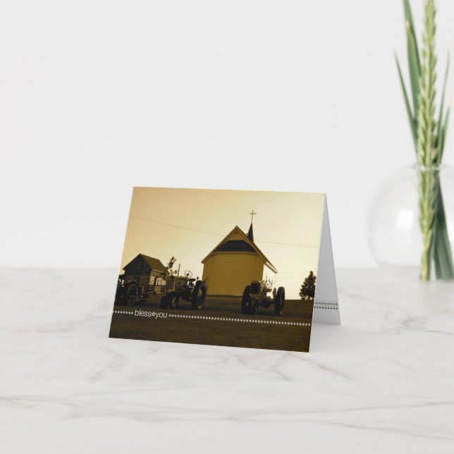 Tarjeta bendición* (Anverso)