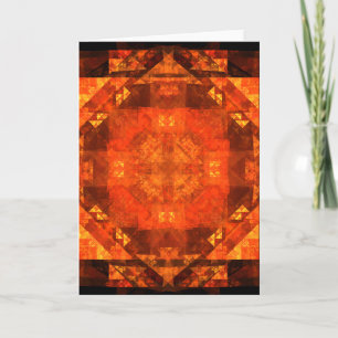 Tarjeta Bendición Abstract Art Greeting Card
